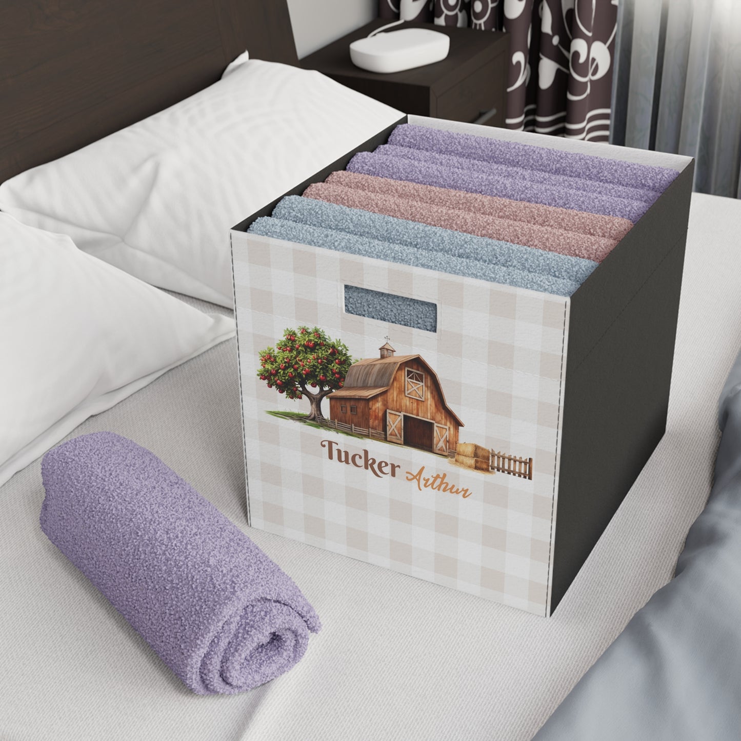 Barnyard Bliss; Custom - Felt Storage Box