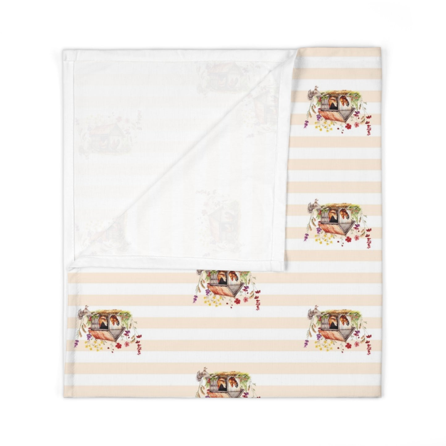 Chicken Coop Charm; Pattern - Baby Swaddle Blanket