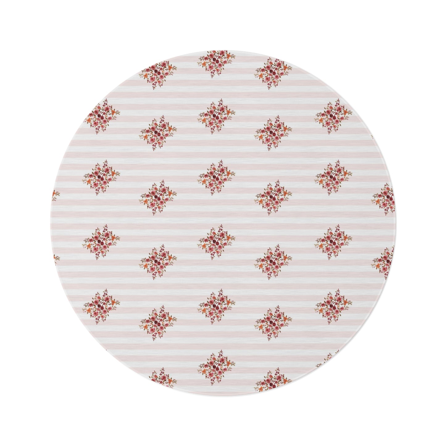 Bountiful Berries and Bows; Pattern - Round Rug