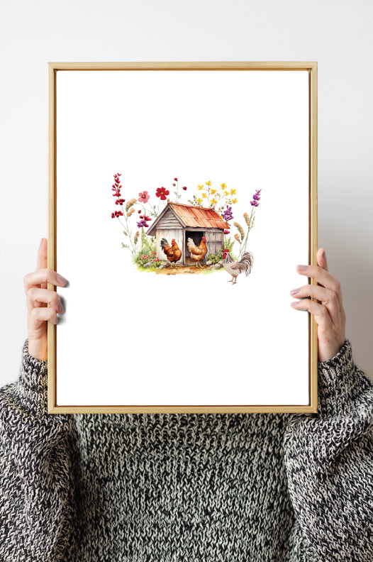 Chicken Coop Charm Digital Files