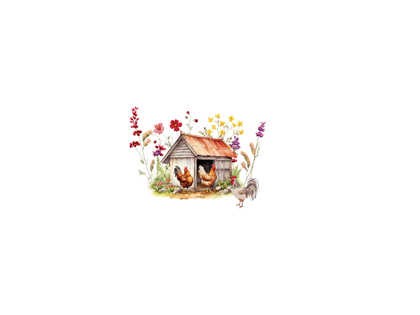 Chicken Coop Charm Digital Files