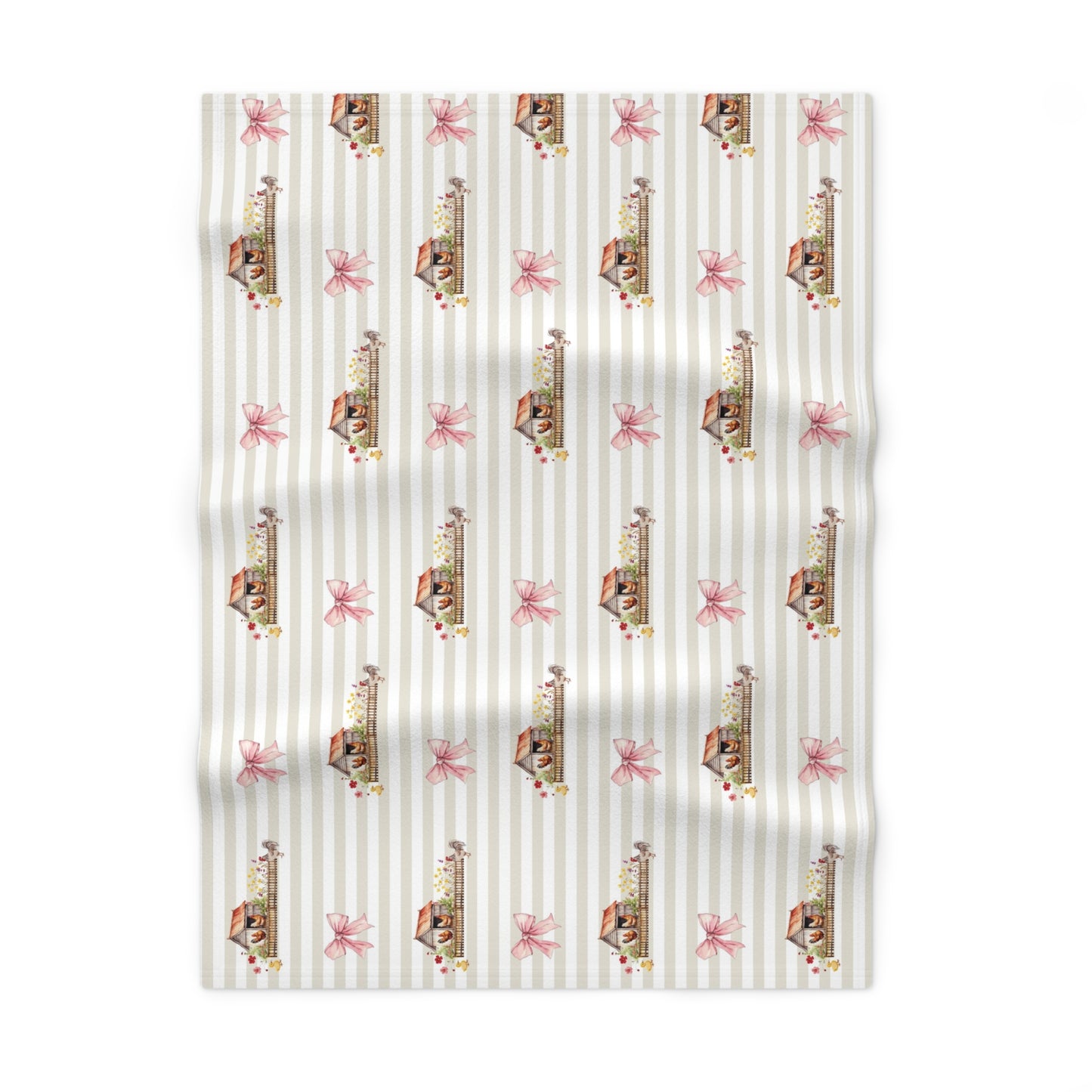 Farmyard Fairytale; Pattern - Soft Fleece Baby Blanket