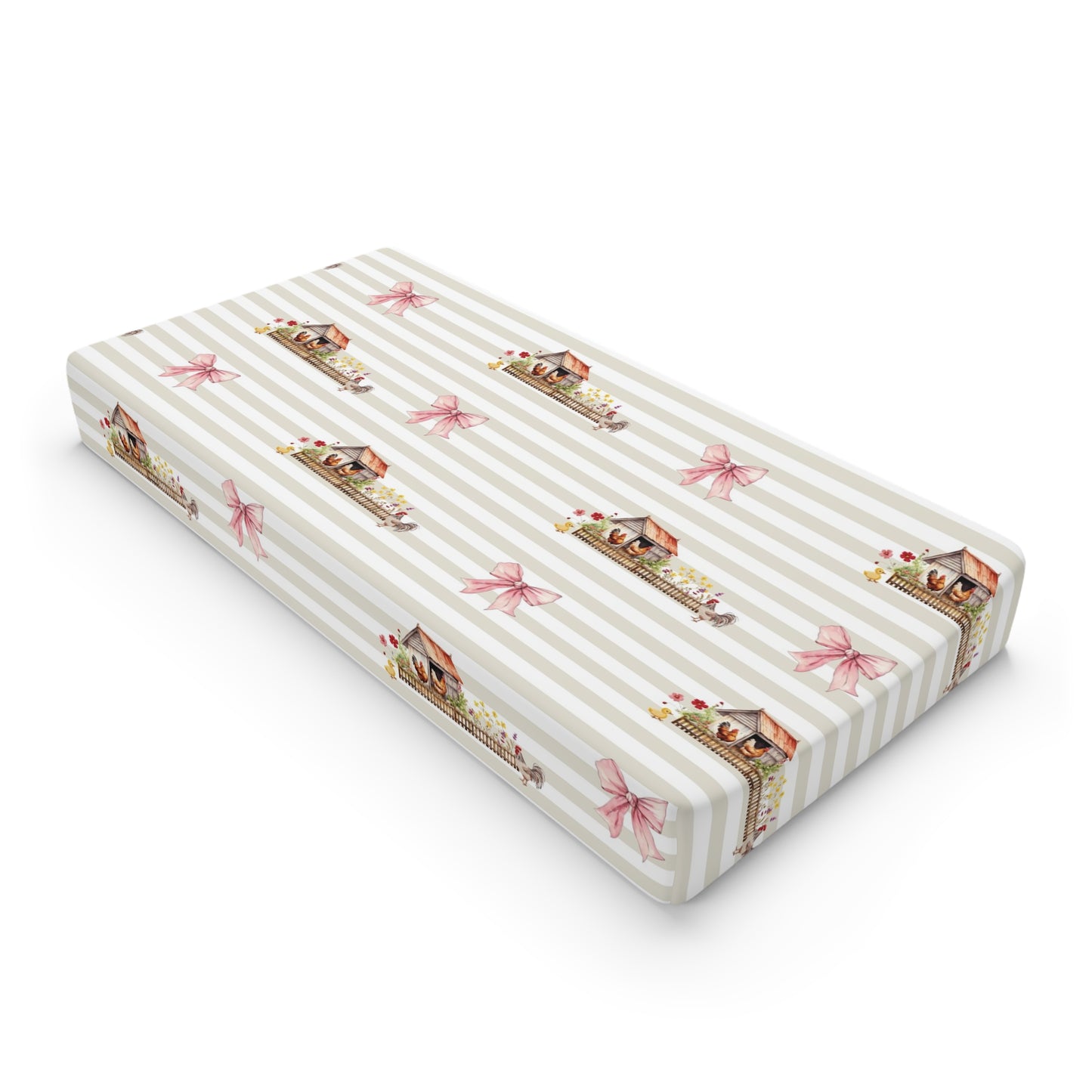 Farmyard Fairytale; Pattern - Baby Changing Pad Cover