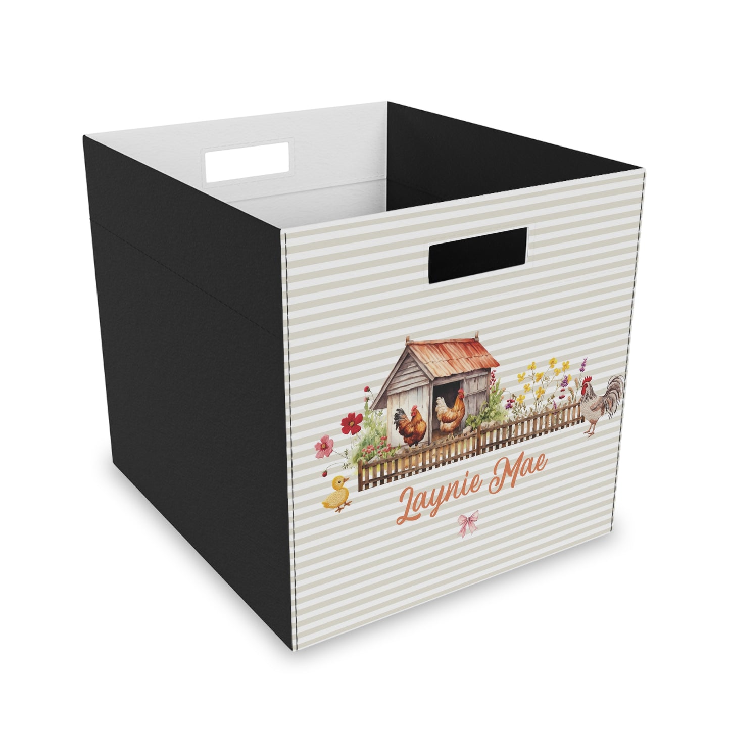 Farmyard Fairytale; Custom - Felt Storage Box